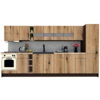 Bucatarie MARINA NEW 370 A Wenge / Decor K365